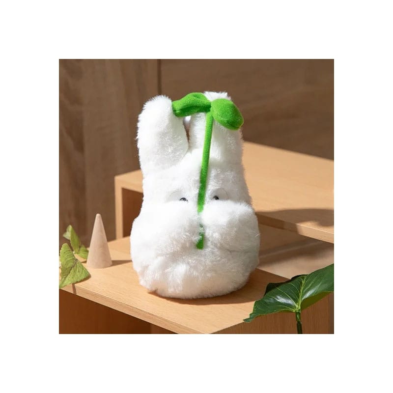 My Neighbor Totoro Nakayoshi Plush Figure Small Totoro with leaf 19 cm Sun Arrow