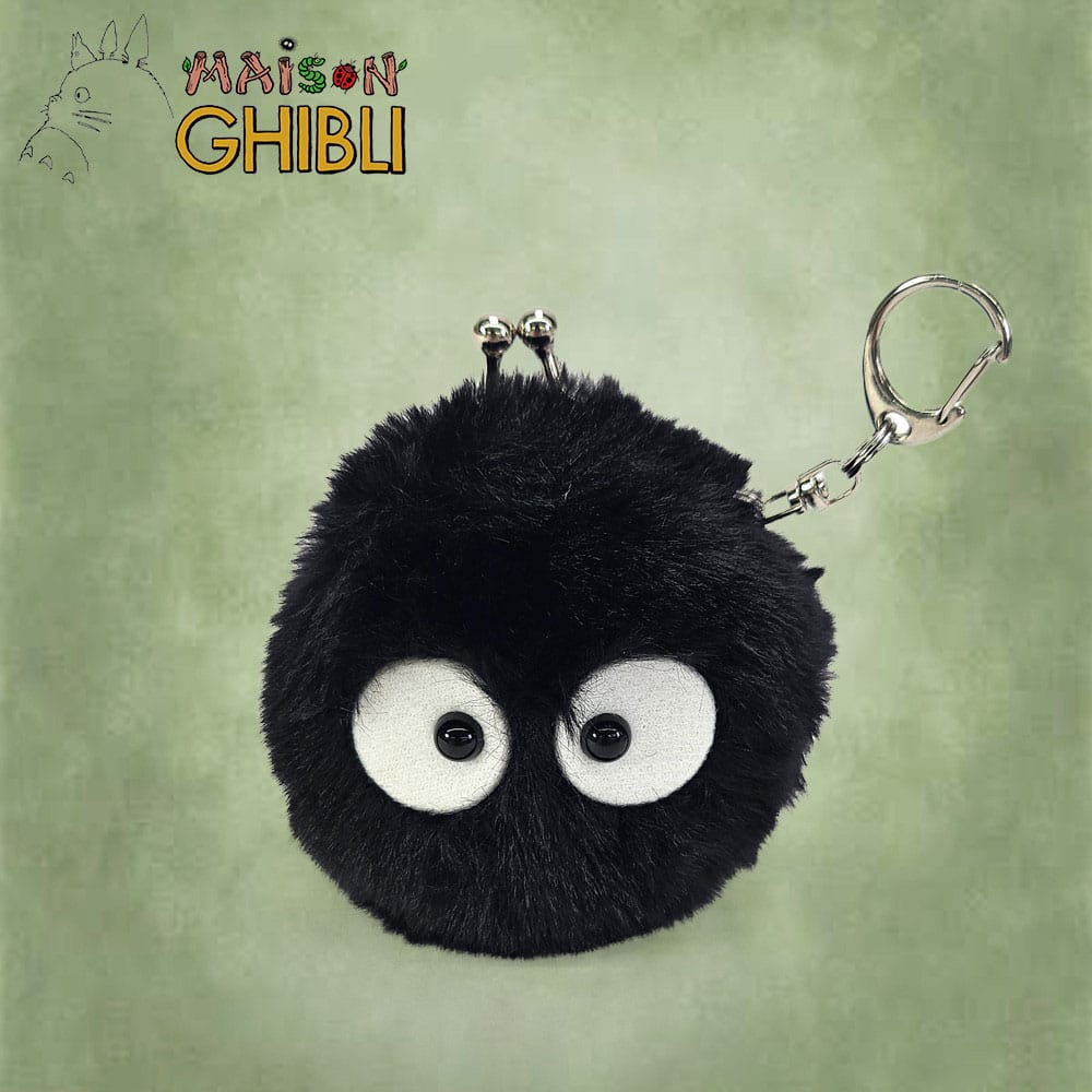 My Neighbor Totoro Funwari Mini Plush Coin Purse Soot Sprite Wallets