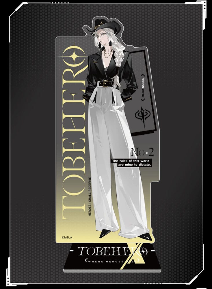 To Be Hero X Acrylic Stand Hero Show Series Queen 17 cm Sakami Merchandise
