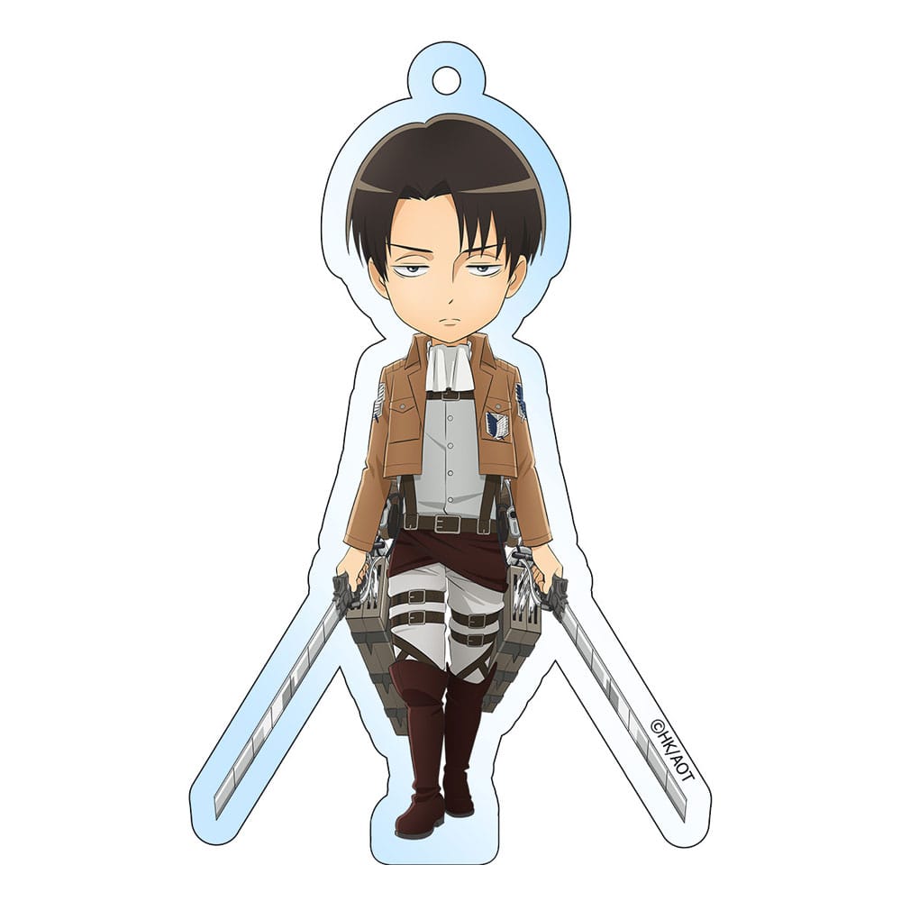 Attack on Titan Acrylic Keychain Levi Holographic 8 cm Keyrings