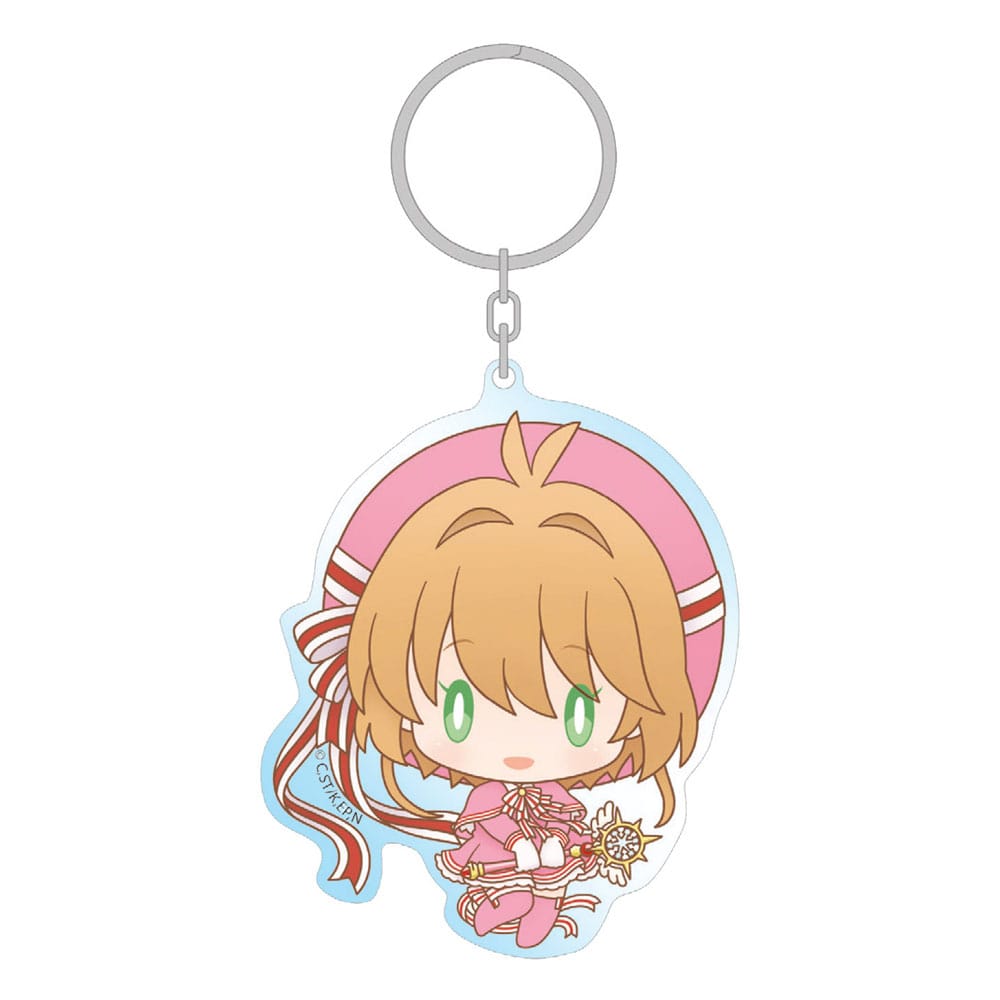 Card Captor Sakura: Clear Card Acrylic Keychain Sakura Kinomoto 8 cm Sakami Merchandise