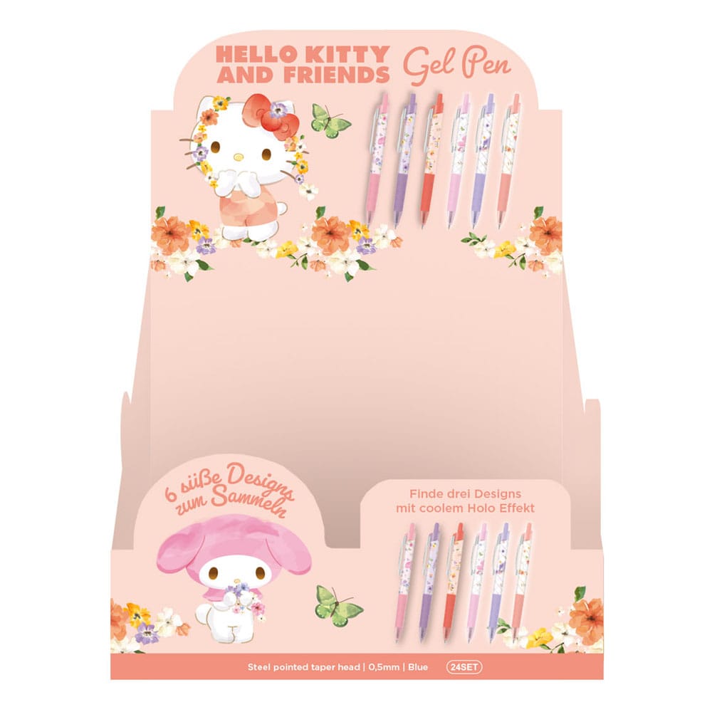 Sanrio Premium Gel Pens Hello Kitty & Friends Display (24) Sakami Merchandise
