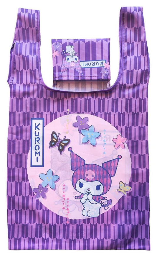 Sanrio Tote Bag Kuromi Japanese Foldable Sakami Merchandise