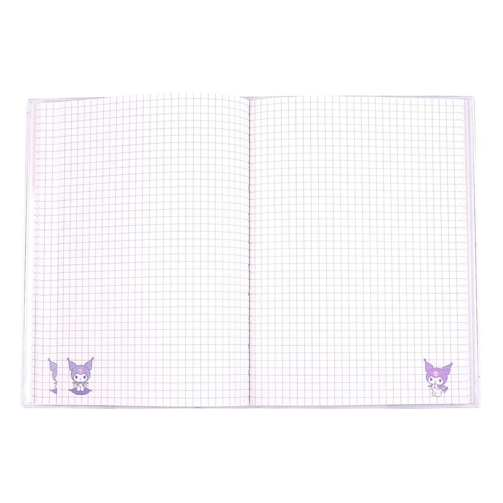 Sanrio Notebook Kuromi Japanese Holographic Checkered Sakami Merchandise