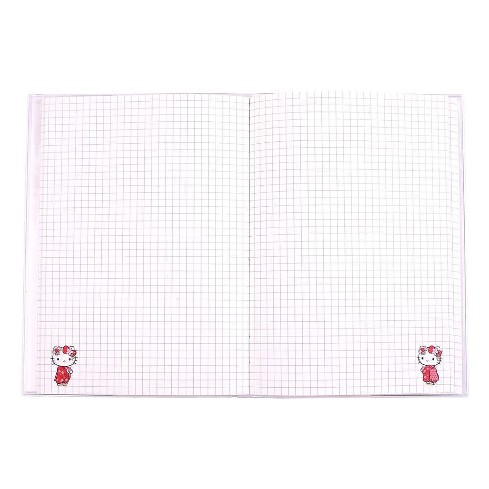 Sanrio Notebook Hello Kitty Kimono Holographic Checkered Sakami Merchandise