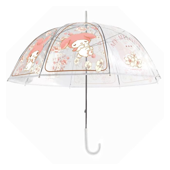 Sanrio Umbrella My Melody Floral Garden Transparent Sakami Merchandise