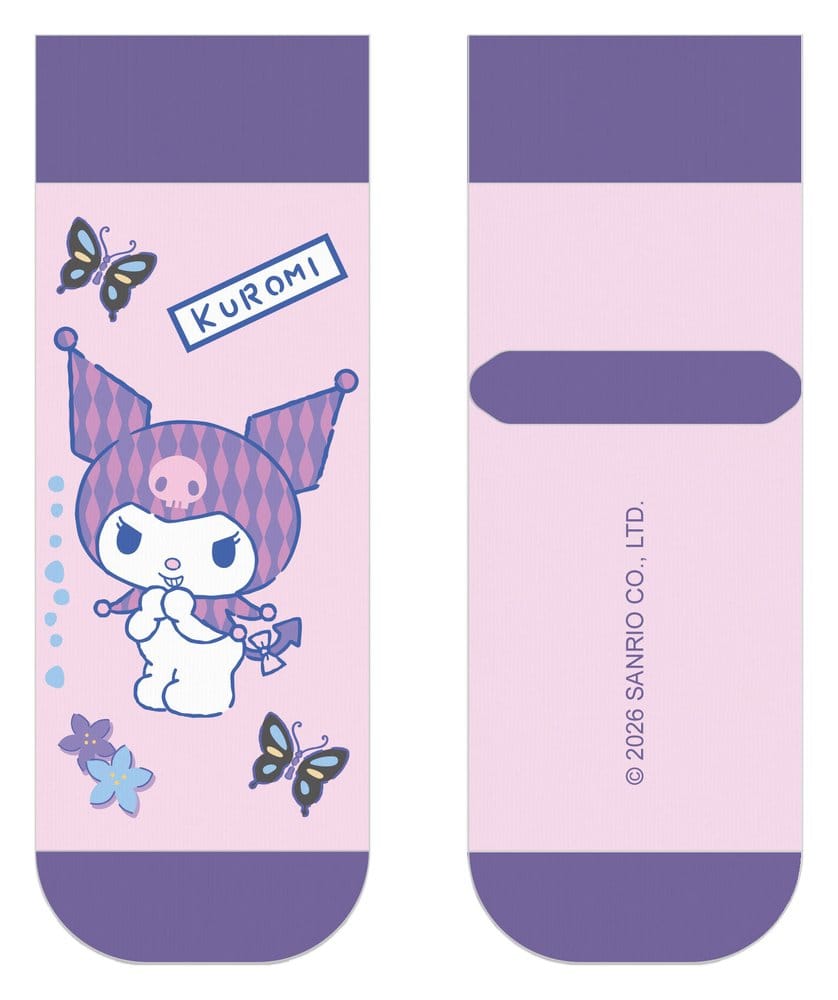 Sanrio Socks Kuromi Japanese Short 36-40 Sakami Merchandise