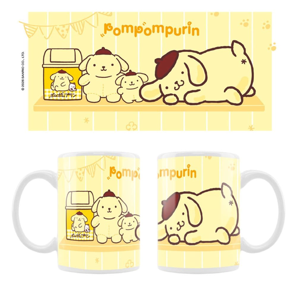 Sanrio Mug Pompompurin Squishy Cute Purin 02