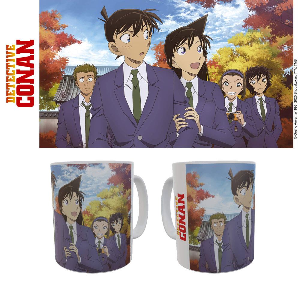 Detective Conan Ceramic Mug Shinichi & Ran Cups & Mugs