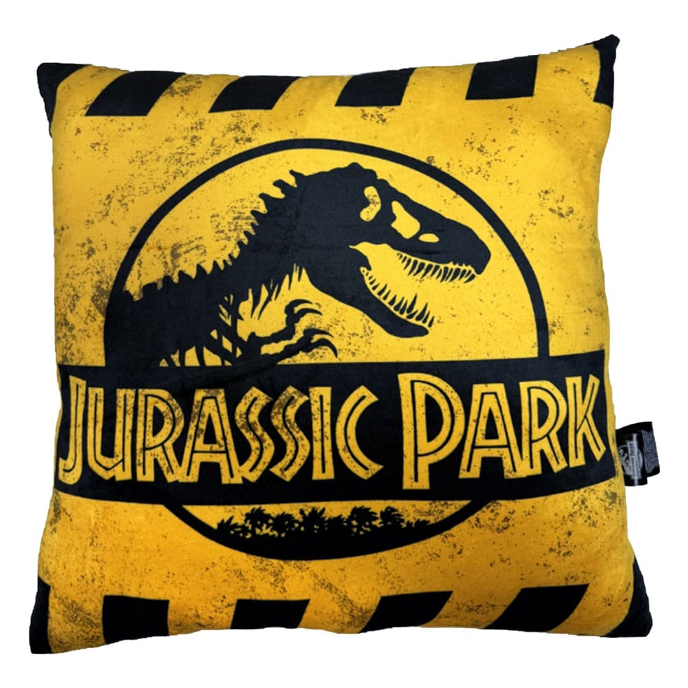 Jurassic Park Pillow Caution Logo 45 cm Cushions