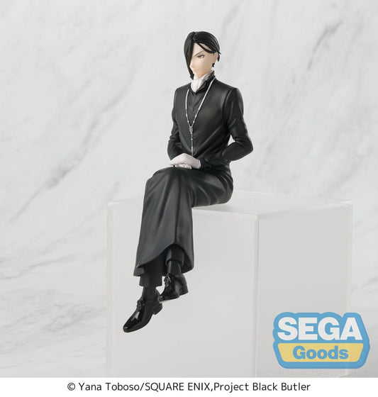 Black Butler: Boarding School Arc PM Perching PVC Statue Sebastian Michaelis 16 cm