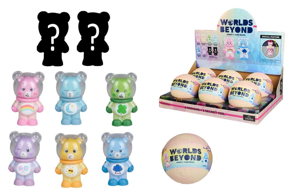 Care Bears Figures Worlds Beyond 8 cm Capsule Display (6) Simba