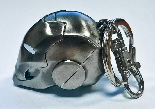 Marvel Comics Metal Keychain Iron Man Helmet Mark II