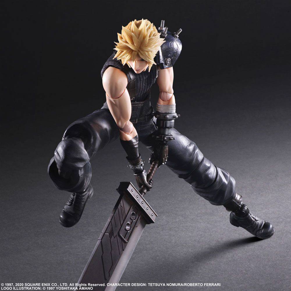 Final Fantasy VII Remake Play Arts Kai Action Figure Cloud Strife Ver. 2 27 cm Action figures