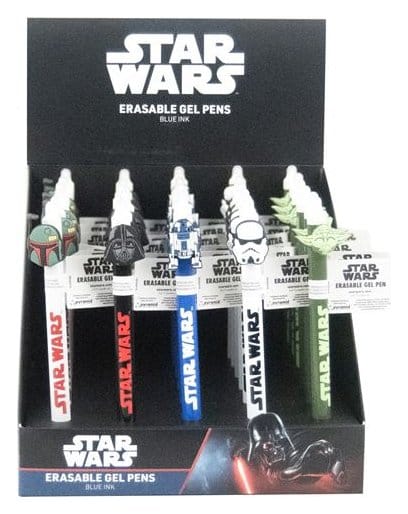 Star Wars Erasable Gel Pen Characters Display (30) Pyramid International