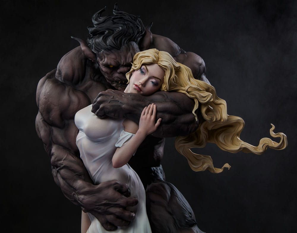 Original Artist Series Statue Beauty and the Beast by Maria Panfilova 46 cm Statues