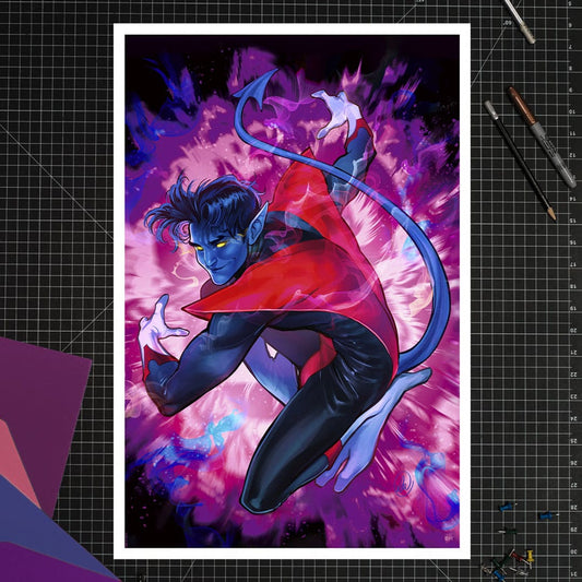 Marvel Art Print Nightcrawler 41 x 61 cm - unframed Sideshow Collectibles