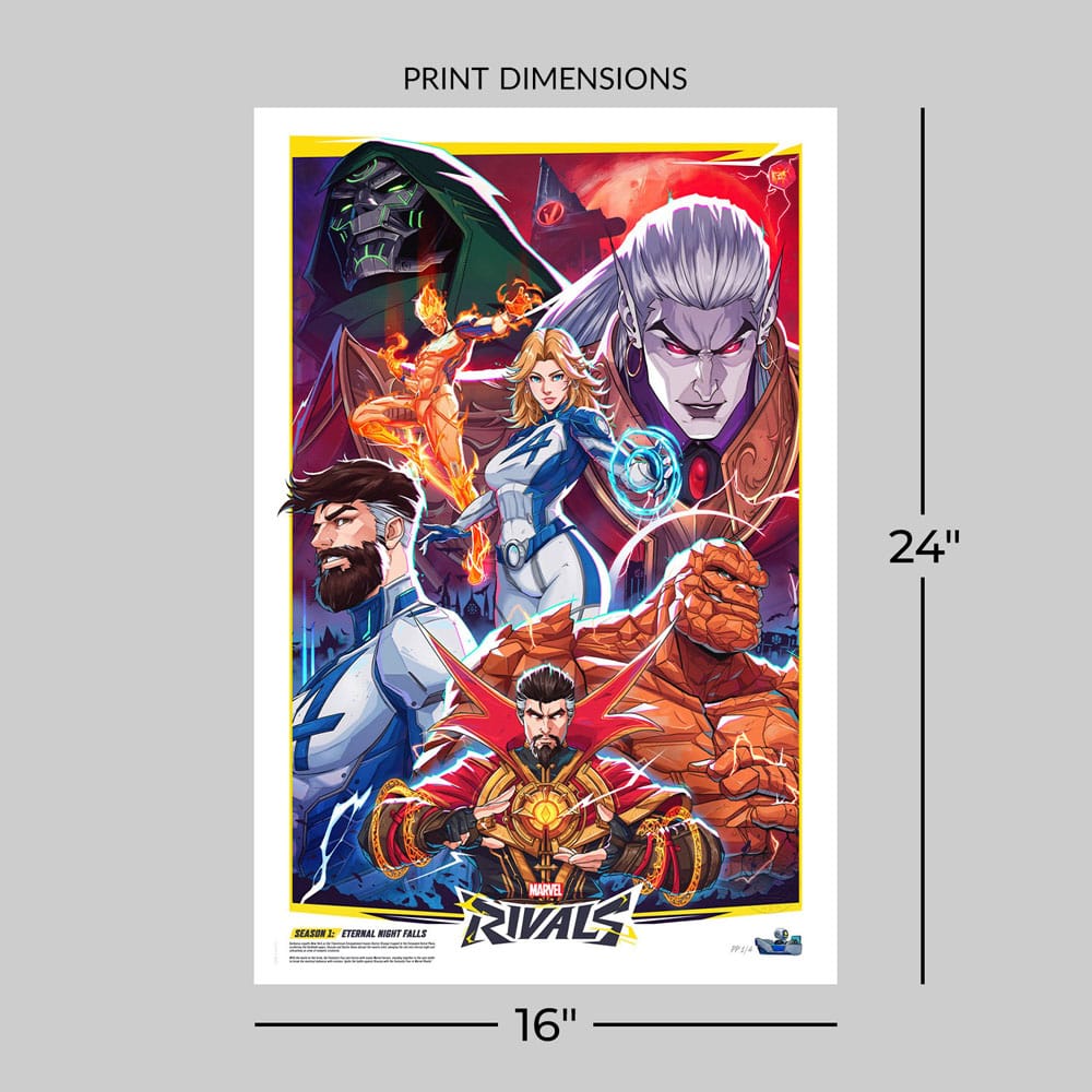 Marvel Rivals Art Print Eternal Night Falls 61 x 41 cm - unframed