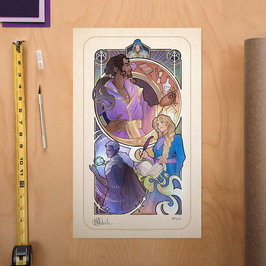 Critical Role Art Print Matthew Mercer: 10th Anniversary Art Nouveau Illustrations 46 x 28 cm - unframed Sideshow Collectibles