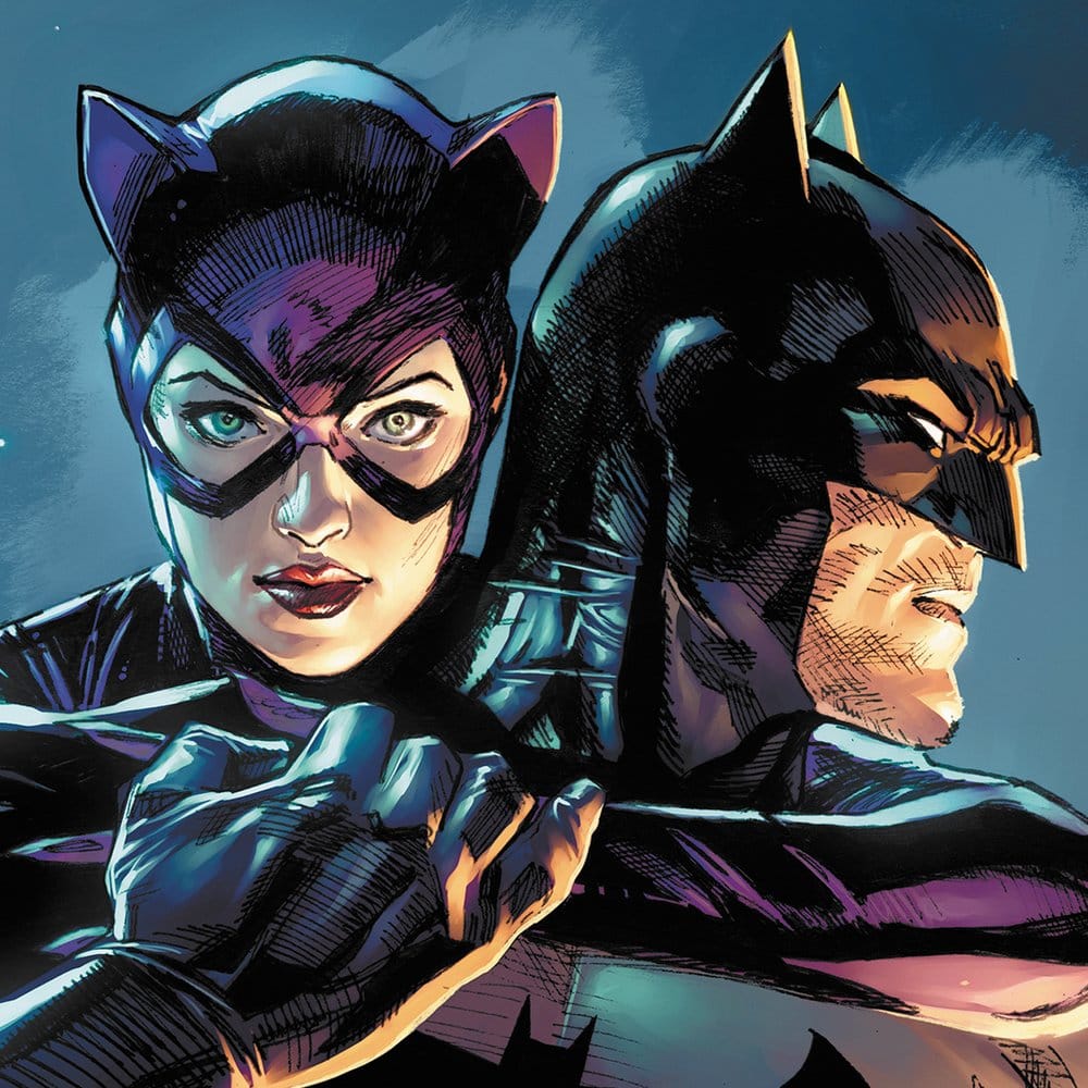 DC Comics Art Print Batman & Catwoman 61 x 41 cm - unframed Sideshow Collectibles