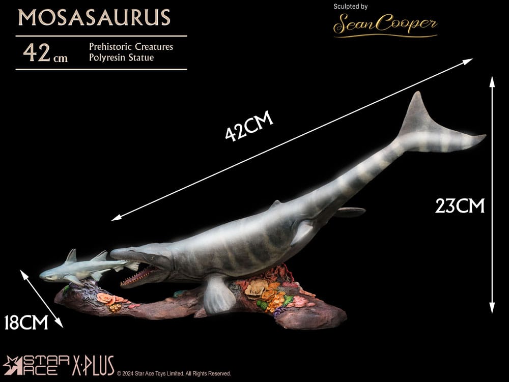 Wonders of the Wild Statue Mosasaurus (DX) 42 cm Statues