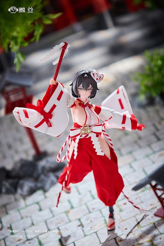 Combat Priestess Action Figure 1/12 Kikyou Uefuji 15 cm Sushing