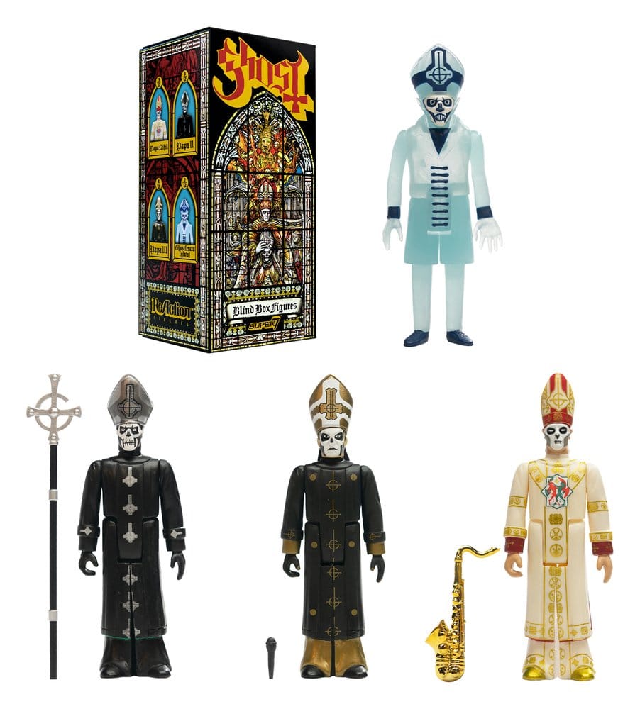 Ghost ReAction Action Figures Wave 01 Blind Box 10 cm Display (12)