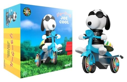 Peanuts Super Cycles Vehicle Joe Cool (Black w/ Blue Trike)