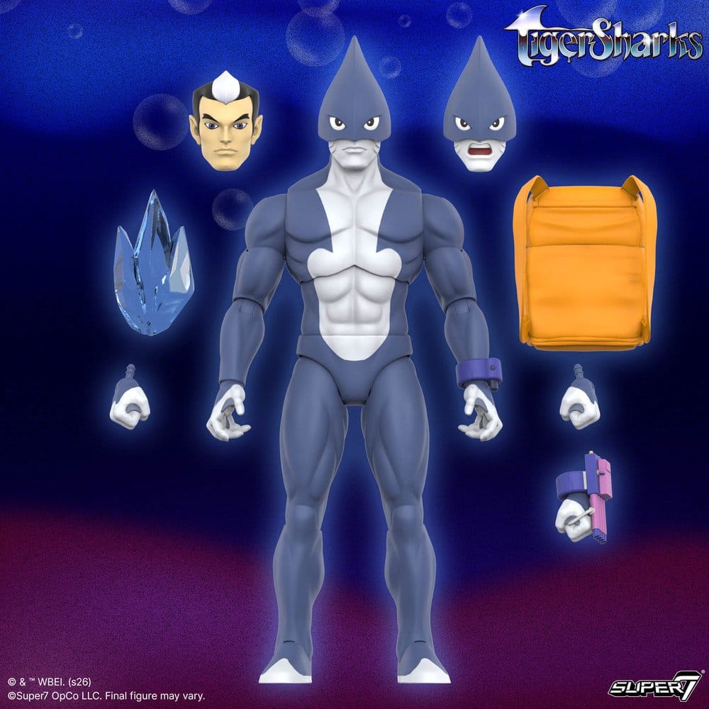 TigerSharks Ultimates Wave 01 Action Figure Mako (Hybrid) 18 cm Super7