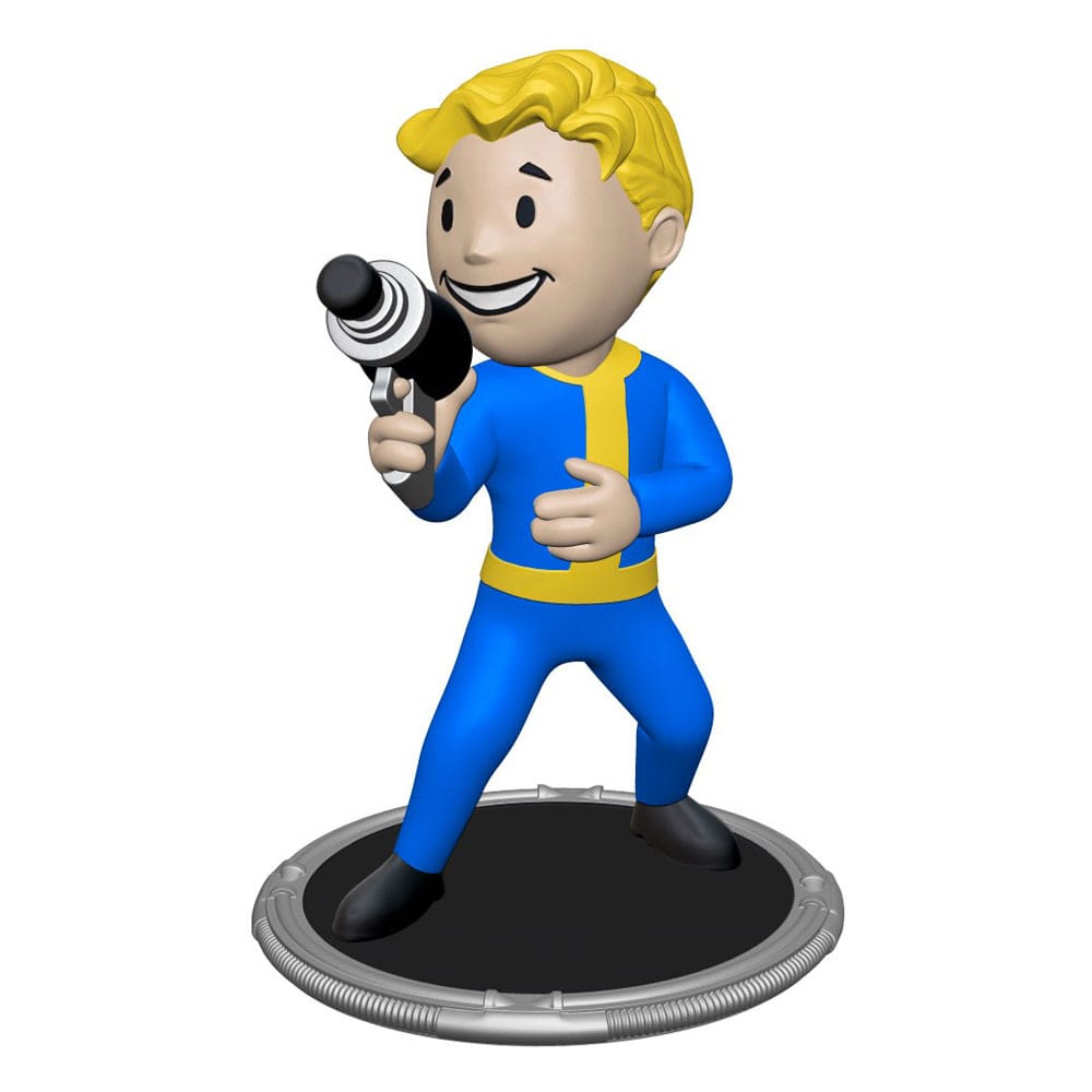 Fallout Mini Figures 2-Pack Set A Excavator & Vault Boy (Gun) 7 cm Statues