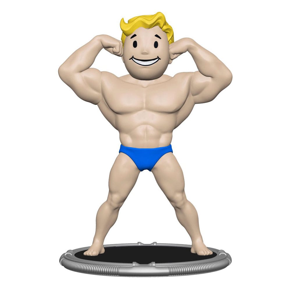 Fallout Mini Figures 2-Pack Set E Raider & Vault Boy (Strong) 7 cm Statues