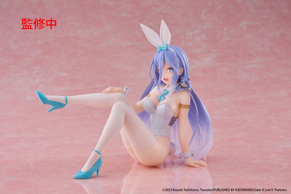 Date A Live V PVC Statue Desktop Cute Figure Mio Takamiya Bunny Ver. 13 cm