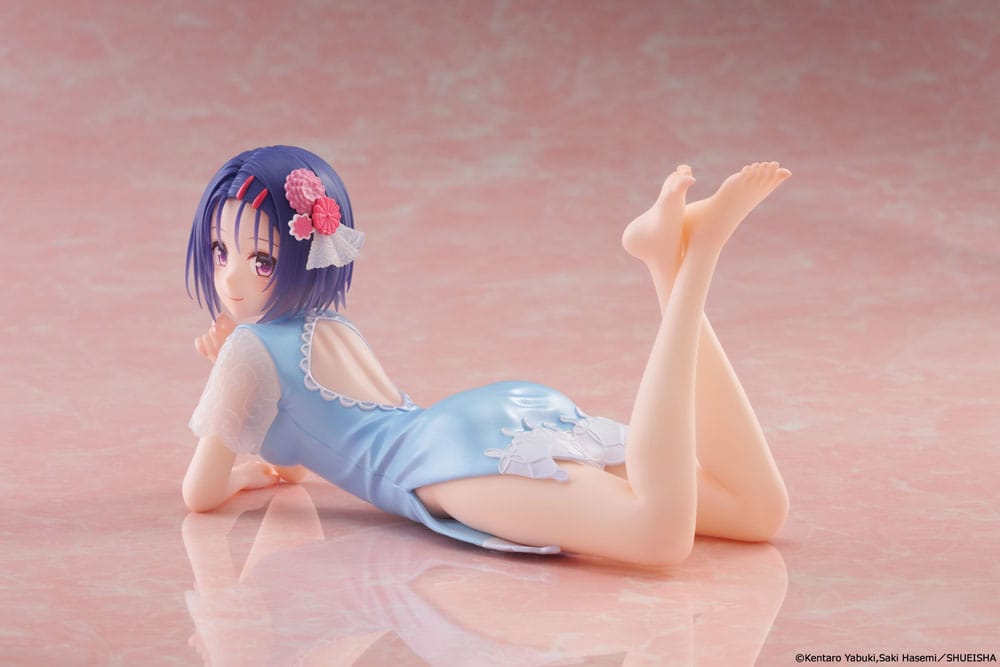 To Love-Ru Darkness PVC Statue Desktop Cute Figure Haruna Sairenji (China Dress Ver.) 13 cm Taito Prize