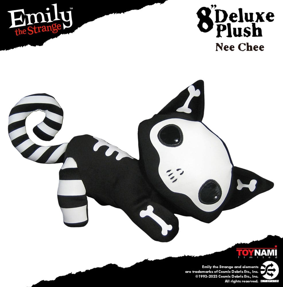 Emily the Strange Plush Figure Nee Chee 20 cm