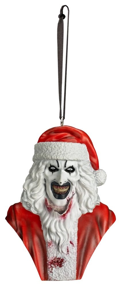 Terrifier 3 Hanging Tree Ornament Santa Art the Clown Trick Or Treat Studios