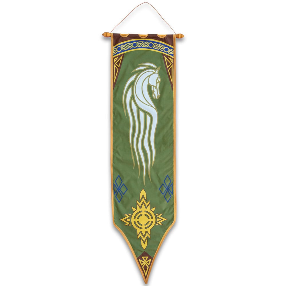 Lord of the Rings Replica 1/1 Rohan Banner 167 cm - FanofThings.co.uk