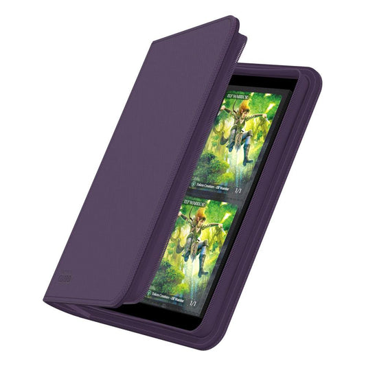 Ultimate Guard Zipfolio 160 8-Pocket Xenoskin - Purple Ultimate Guard