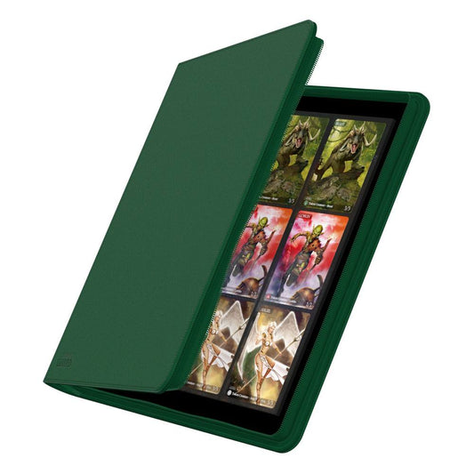 Ultimate Guard Zipfolio 480 24-Pocket Xenoskin - Green Ultimate Guard
