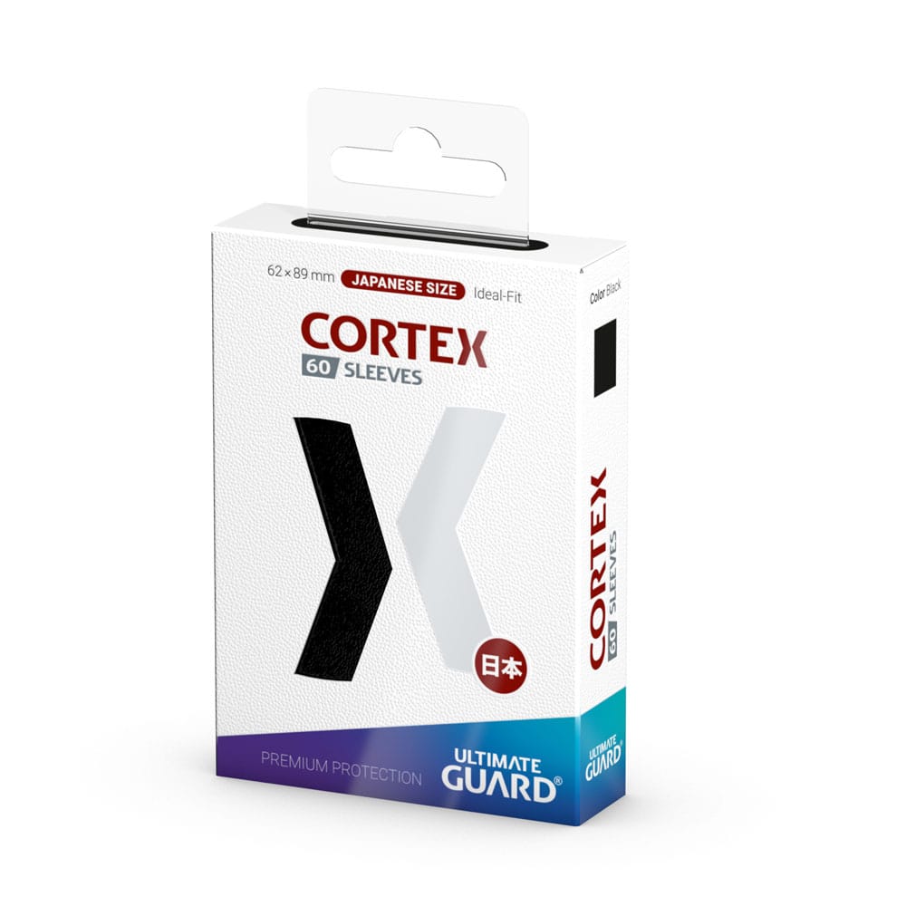 Ultimate Guard Cortex Sleeves Japanese Size (60) - Black Ultimate Guard