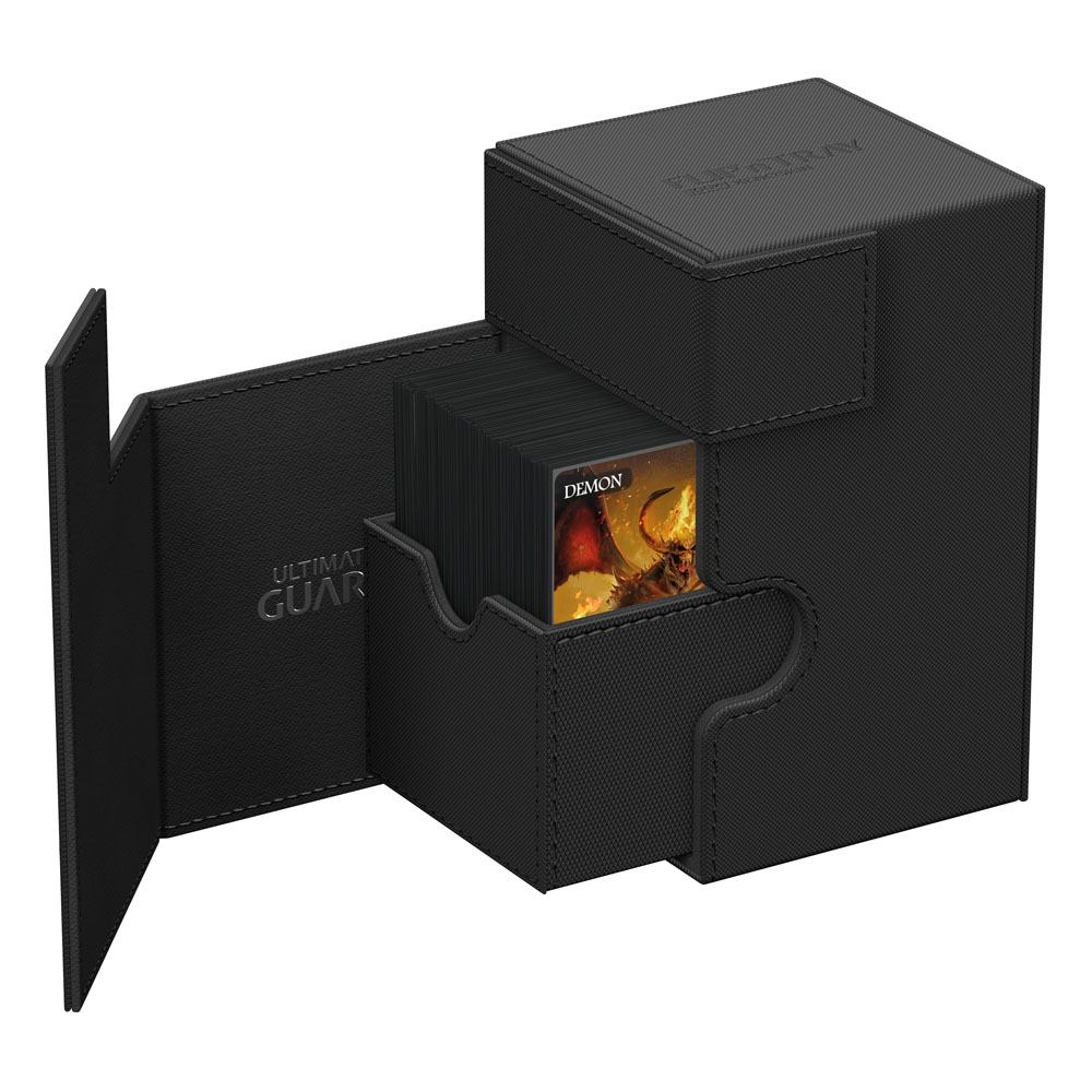 Ultimate Guard Flip'n'Tray 100+ Xenoskin - Black Ultimate Guard