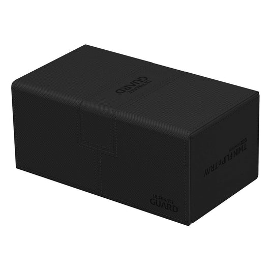 Ultimate Guard Twin Flip'n'Tray 200+ Xenoskin - Black Ultimate Guard