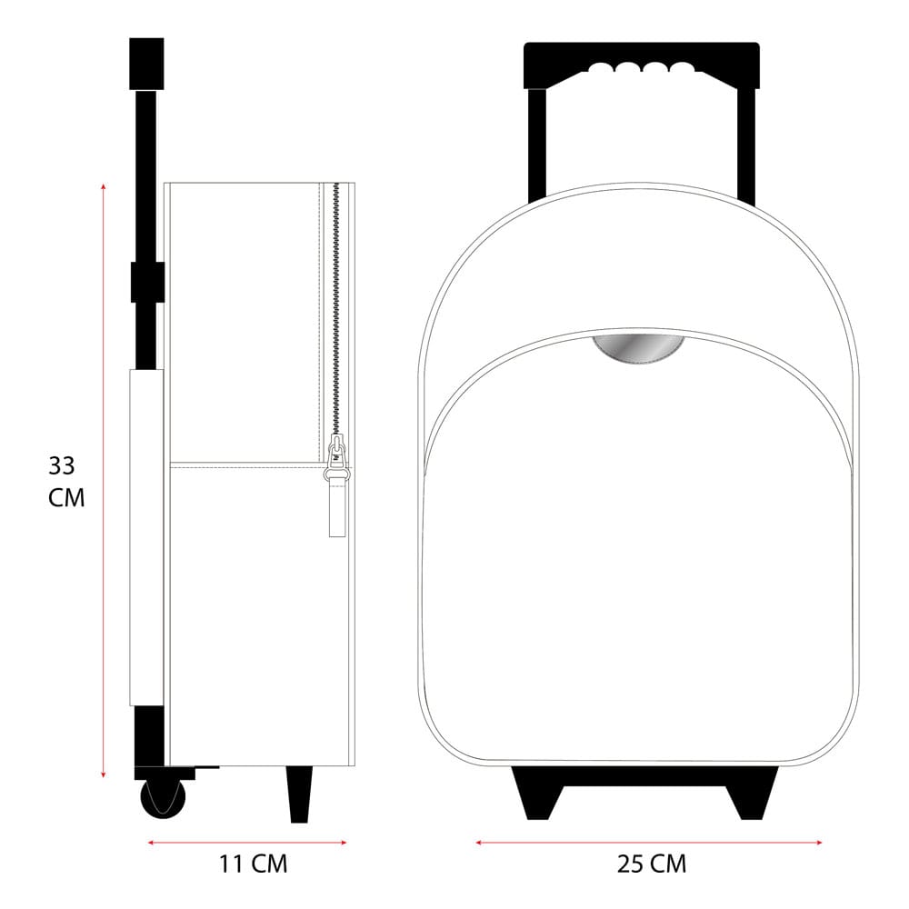 Hello Kitty Trolley Backpack Follow The Rainbow 33 cm Bags