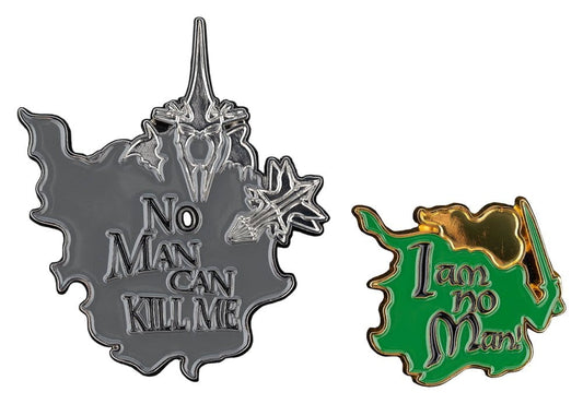 Lord of the Rings Collectors Pins 2-Pack No Man can Kill Me & I Am No Man! 7 cm Weta Workshop