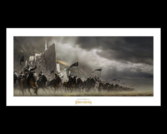 Lord of the Rings Art Print Faramir's Charge 59 x 30 cm Weta Workshop
