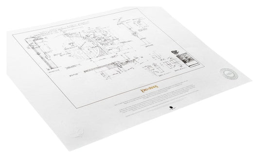 Lord of the Rings Blueprint Art Print The Grey Havens 59 x 42 cm Weta Workshop