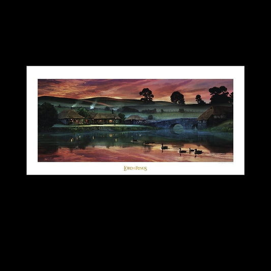 Lord of the Rings Art Print Return to the Green Dragon Inn 59 x 42 cm Weta Workshop