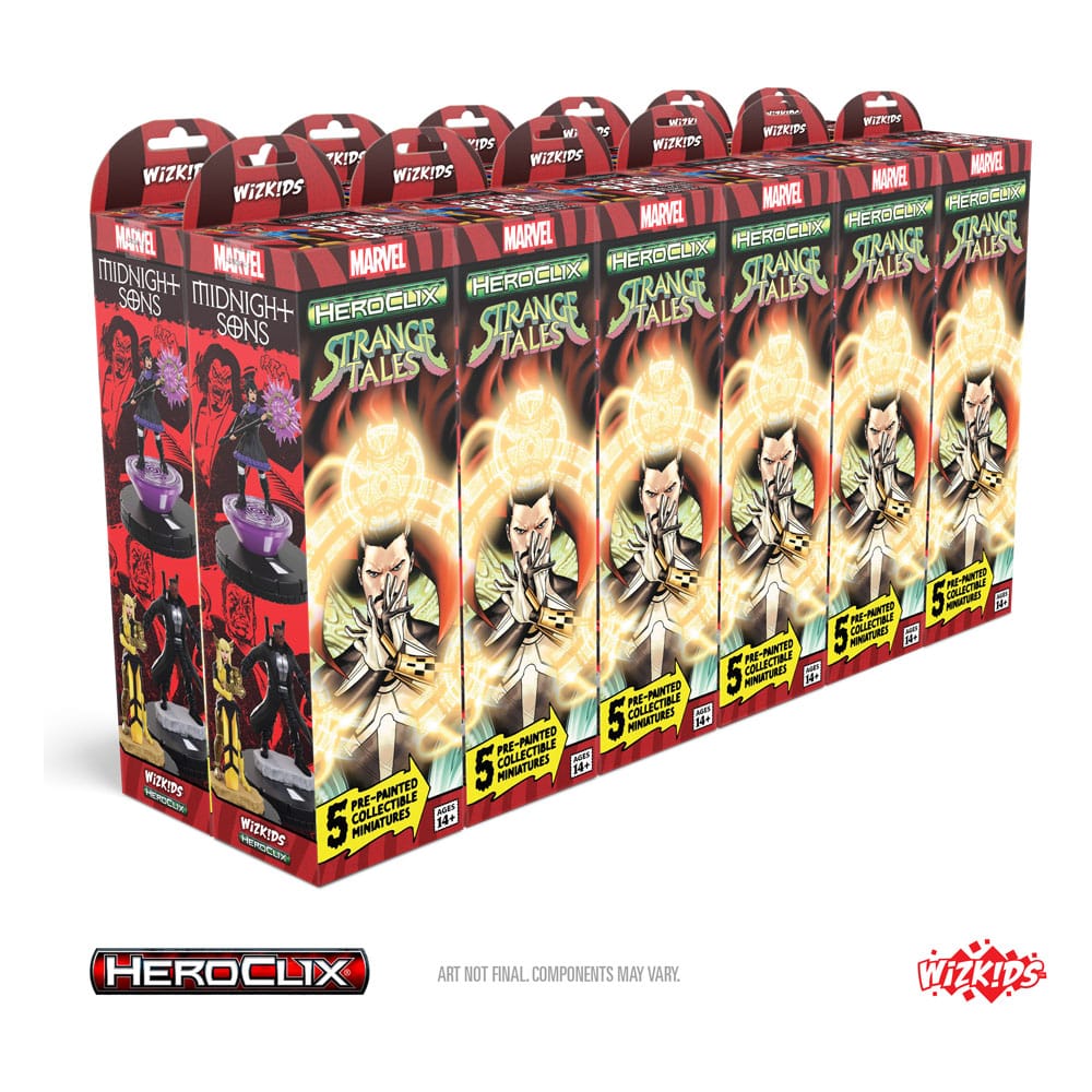 Marvel HeroClix: Strange Tales Booster Brick (12) Miniature Gaming & Tabletop