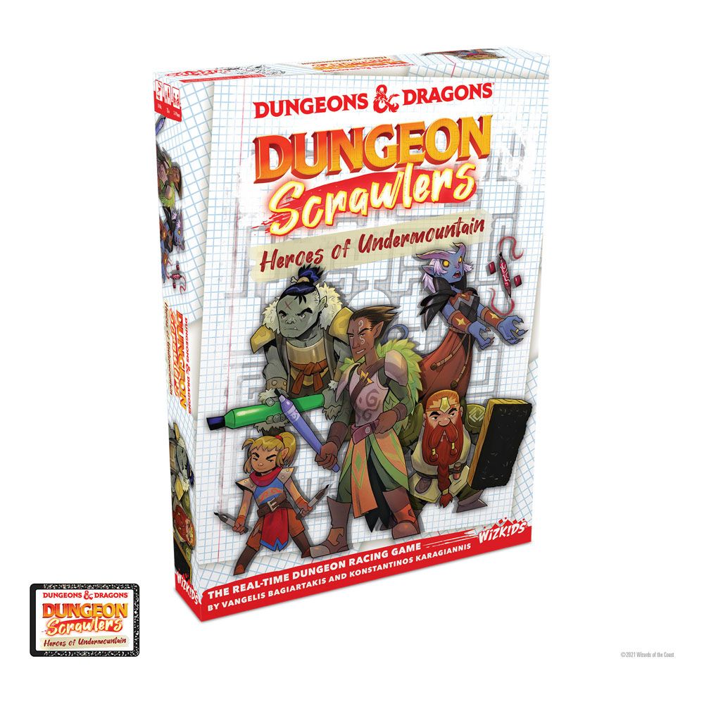 D&D Dungeon Scrawlers: Heroes of Undermountain Board Game *English Version* Wizkids