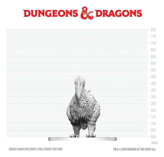 D&D Nolzur's Marvelous Miniatures Mini Figure Axe Beak 4 cm