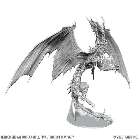 Pathfinder Deep Cuts Unpainted Boxed Miniature Adult Mirage Dragon 23 cm